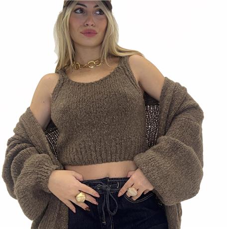 Twinset due pezzi cardigan e top NUVIA